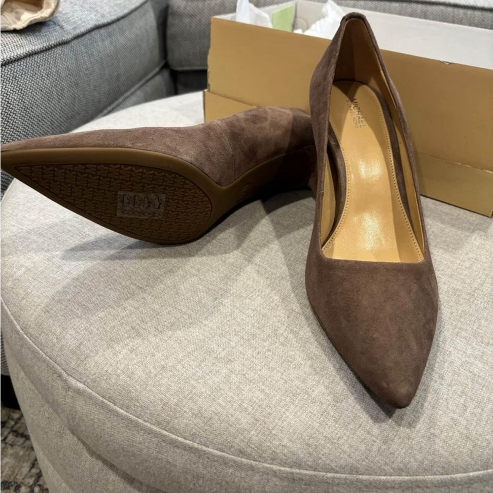 Michael Kors suede heels